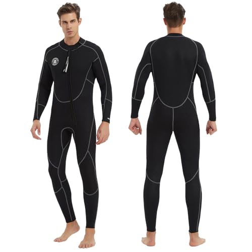 Lemorecn (16 Sizes) Mens Wetsuits Jumpsuit Neoprene