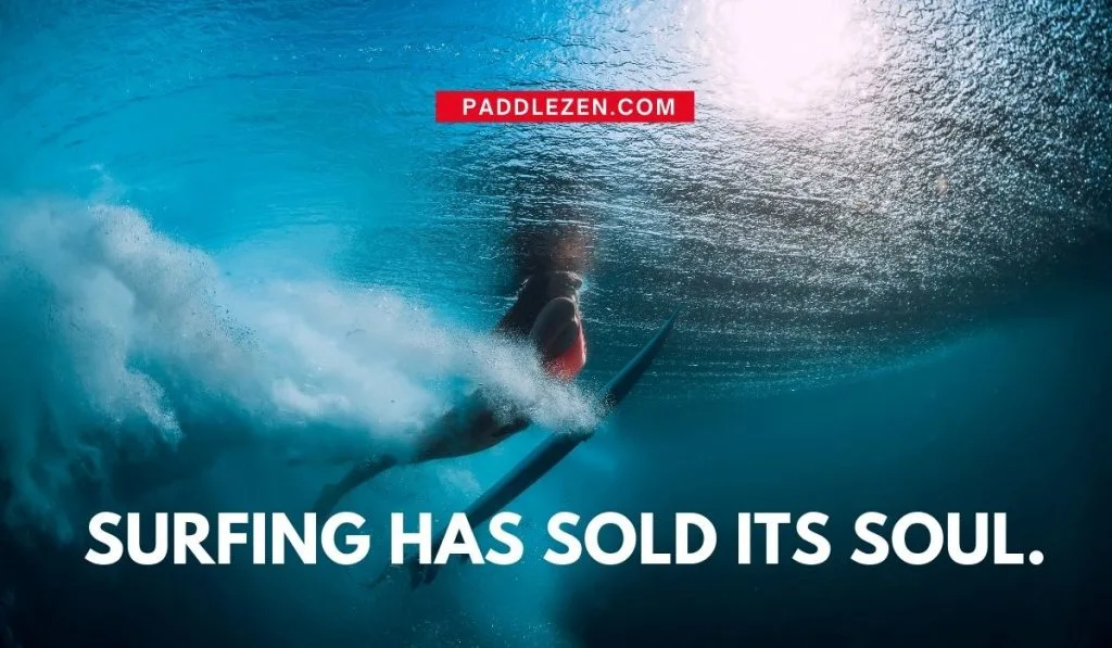 Surfing has sold its soul - quotes