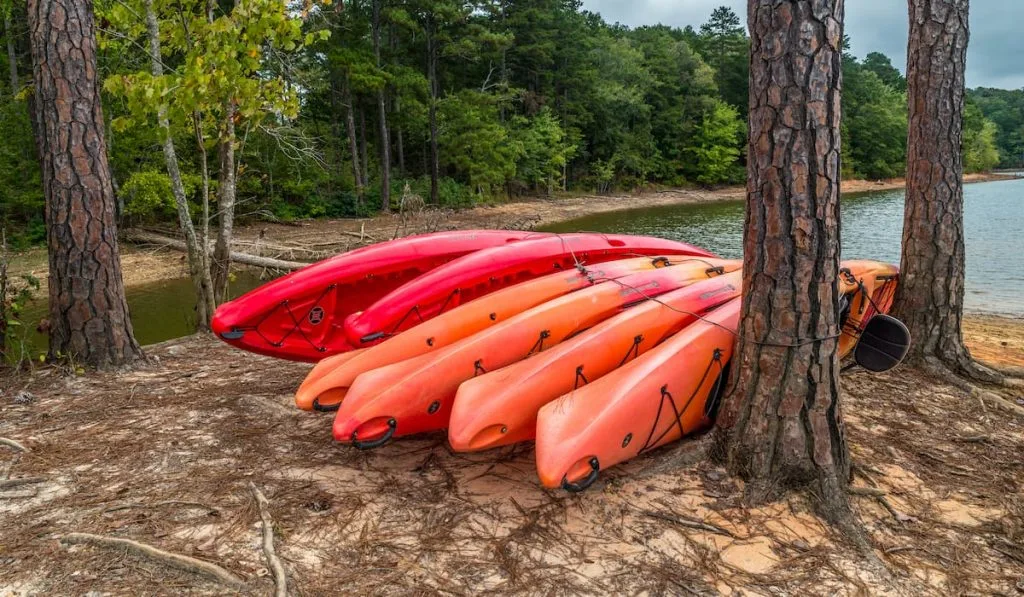 kayak rentals tied 